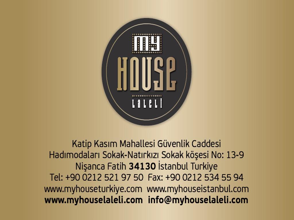 My House Laleli Hotel Istanbul Exterior foto